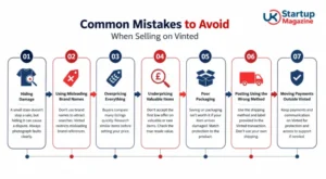 Common Vinted selling mistakes including pricing, packaging and payment issues.