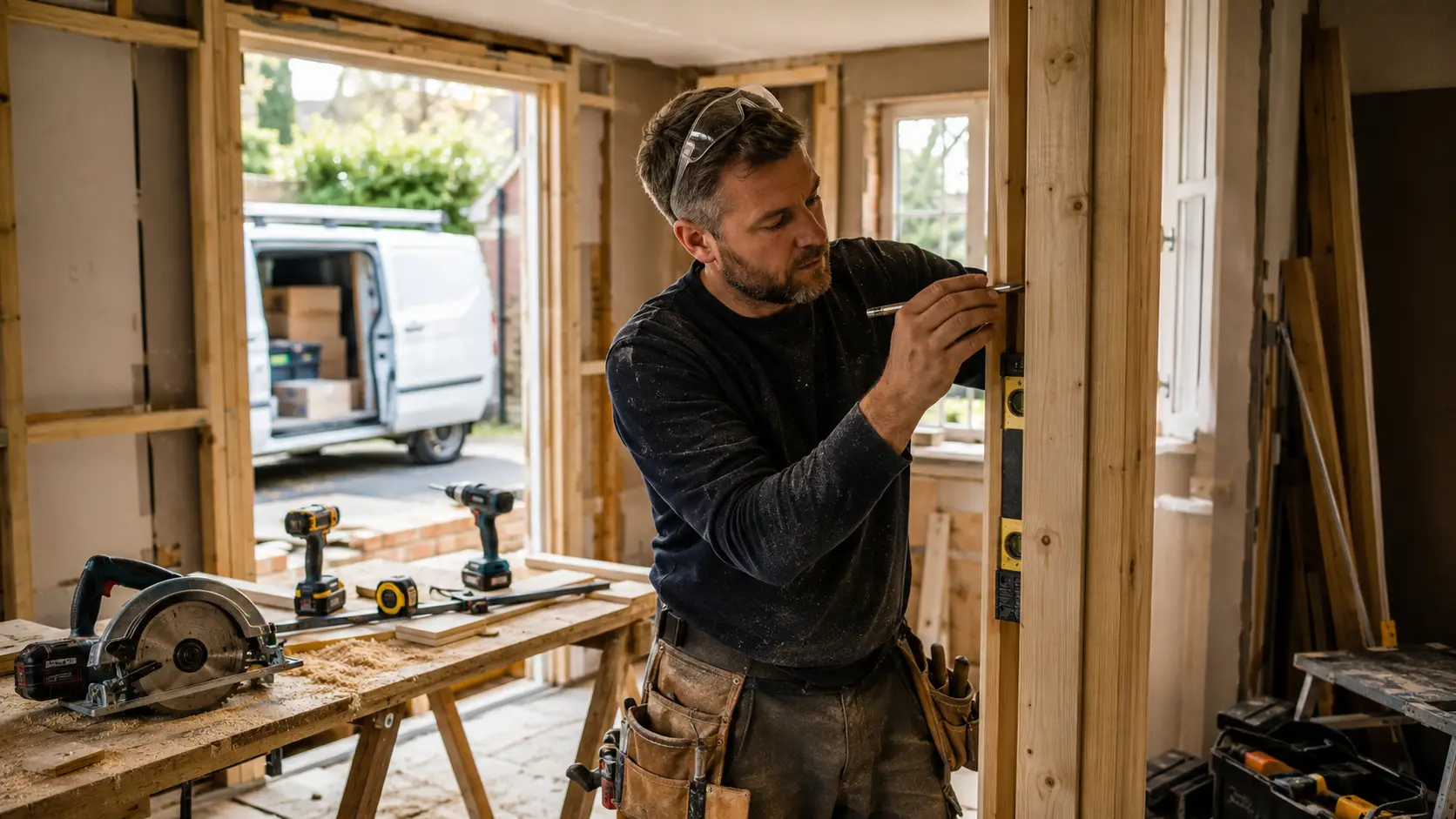 self-employed carpenter day rate uk