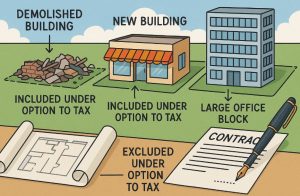 What Is Covered by the Option to Tax
