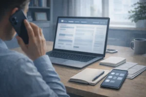 A Man Confirming That 08000232635 Is a DWP Number