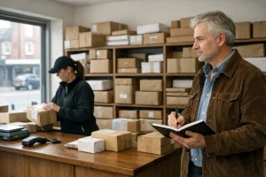 I&rsquo;m observing Saturday parcel collections at a UK UPS Access Point