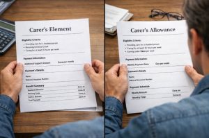 Carer&rsquo;s Element vs Carer&rsquo;s Allowance