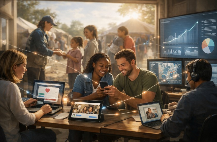 how do fundraising platforms help charities raise money