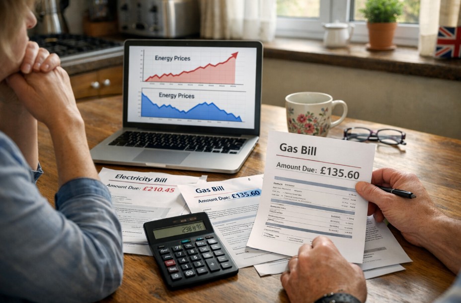 are energy prices going up or down