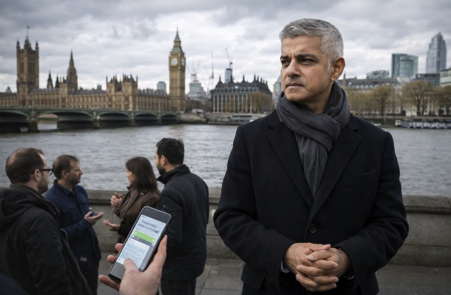 sadiq khan petition against knighthood