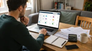 Claimant checking current Universal Credit payment information in 2026