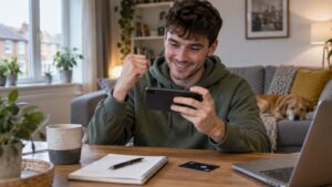 Earning extra cash through mobile gaming