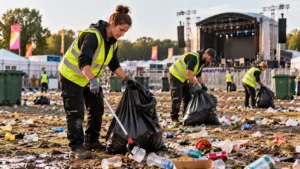 Earn Money Cleaning Up After Festivals and Events