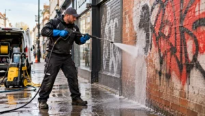 Remove Graffiti From Walls and Shopfronts